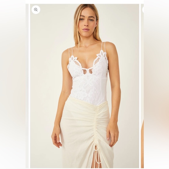 NWT Free People Adella Bodysuit - Picture 2 of 15